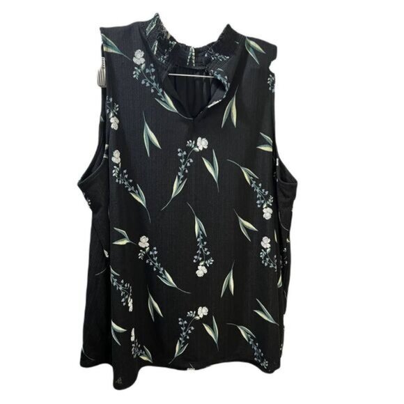 Women's Apt. 9 Ruffled High Neck Tank‎ XL NWOT - Picture 3 of 8